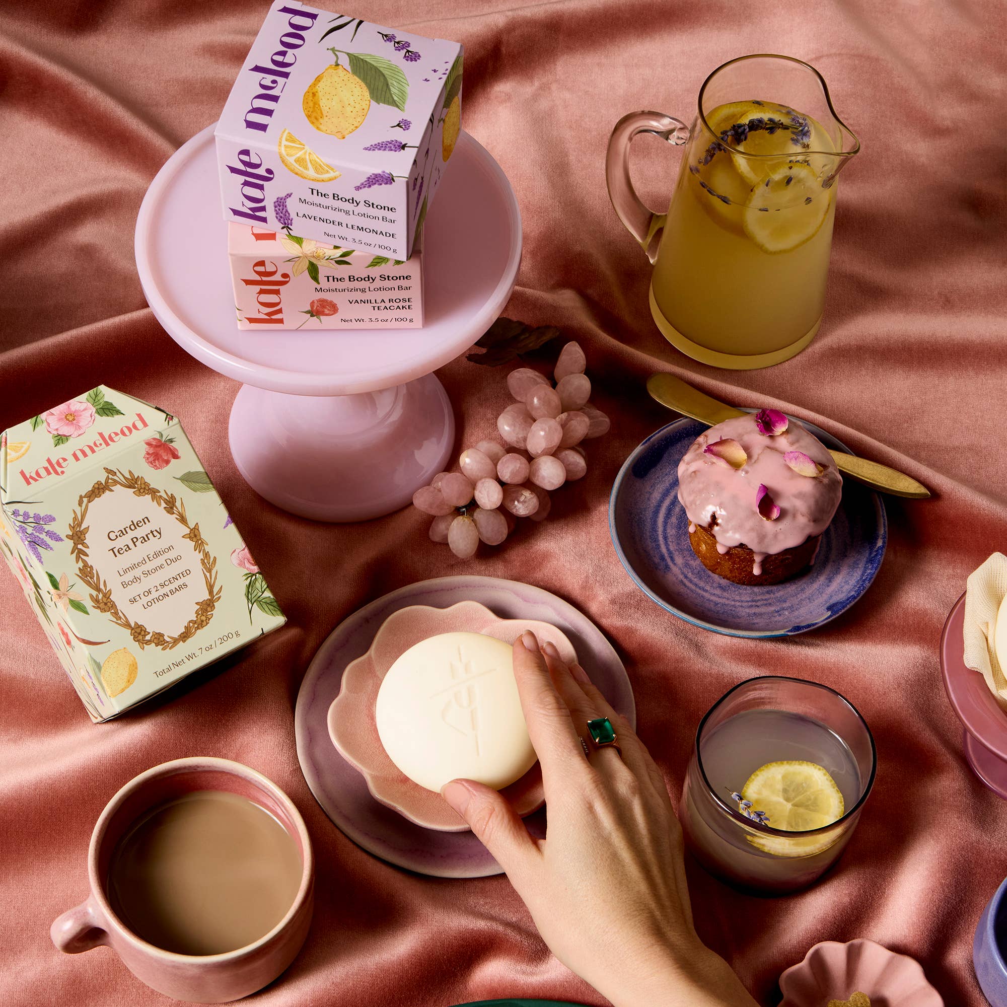 Kate McLeod - Garden Tea Party Limited Edition Body Stone Duo - The Look and Co