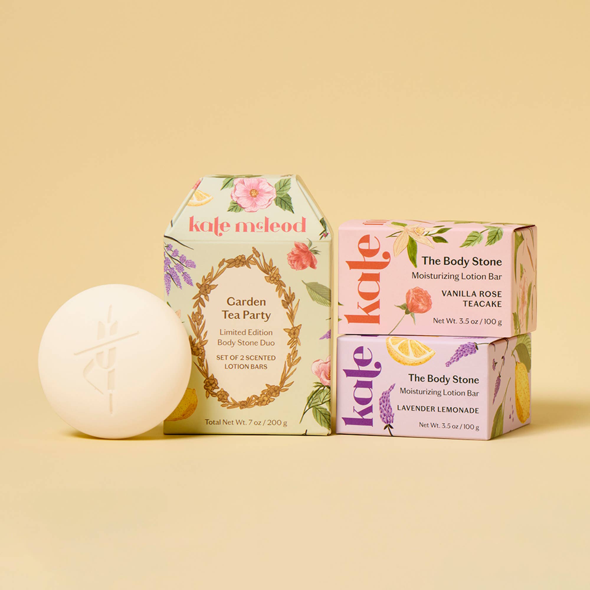 Kate McLeod - Garden Tea Party Limited Edition Body Stone Duo - The Look and Co