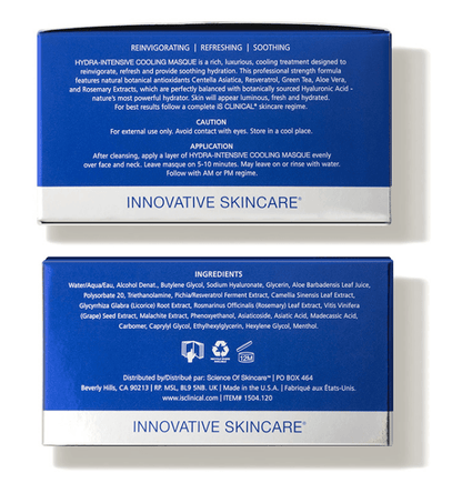 iS Clinical Hydra-Intensive Cooling Masque 4 oz. - The Look and Co