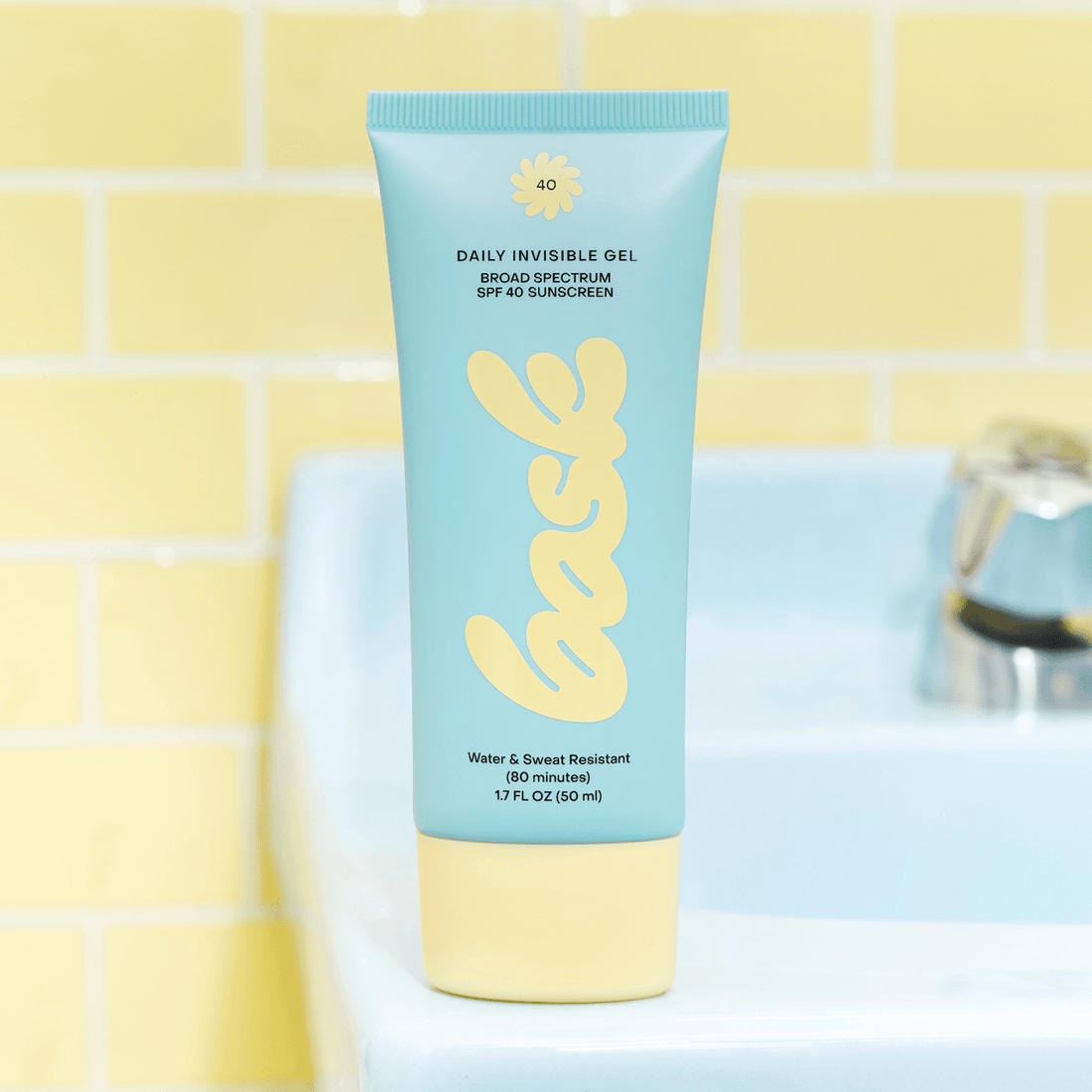 Bask Sunscreen - Bask SPF 40 Daily Invisible Gel Sunscreen - The Look and Co