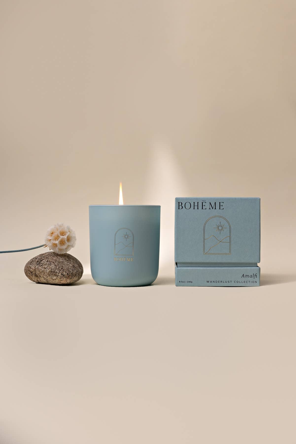 Boheme Fragrances - Amalfi: Soy Scented Candle - The Look and Co