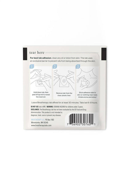 Breatherapy - CALM Anti - anxiety Aromatherapy Inhaler Patches Set of 8 - The Look and Co