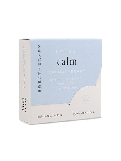 Breatherapy - CALM Anti - anxiety Aromatherapy Inhaler Patches Set of 8 - The Look and Co