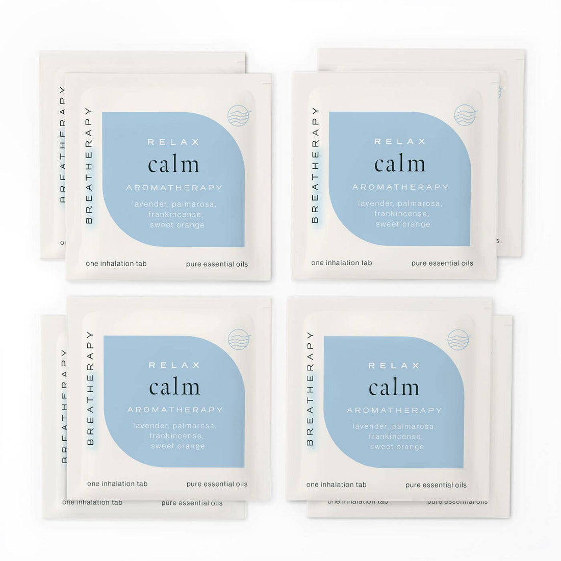 Breatherapy - CALM Anti - anxiety Aromatherapy Inhaler Patches Set of 8 - The Look and Co