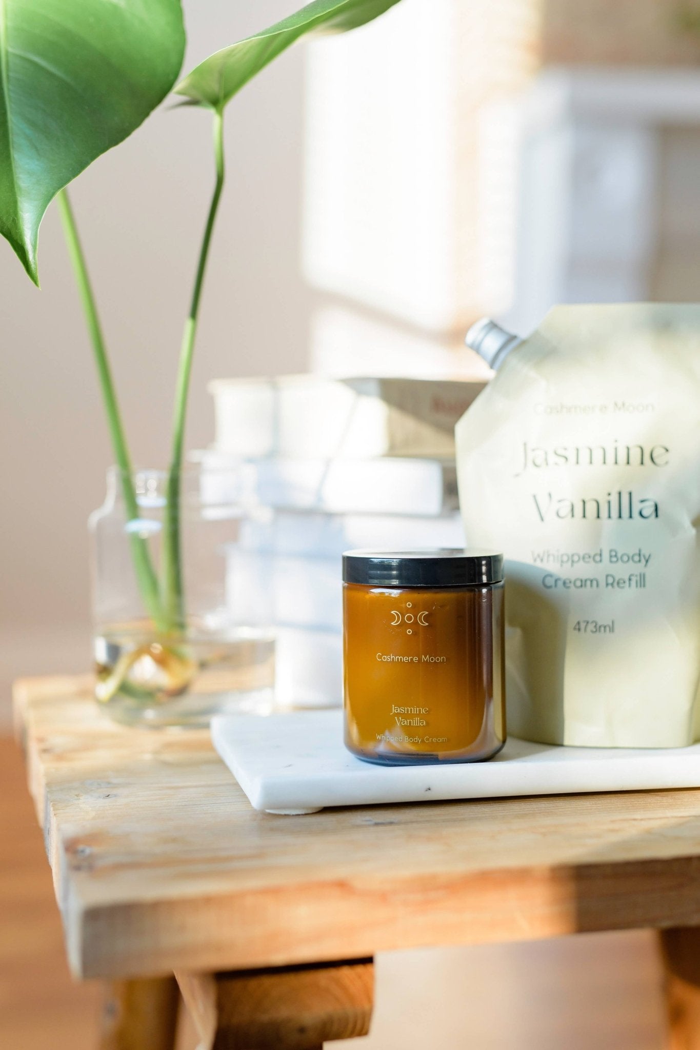 Cashmere Moon - Jasmine Vanilla Whipped Body Cream - The Look and Co