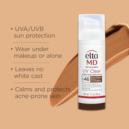 Elta MD UV Daily Deep Tinted - Broad Spectrum SPF 46 - The Look and Co