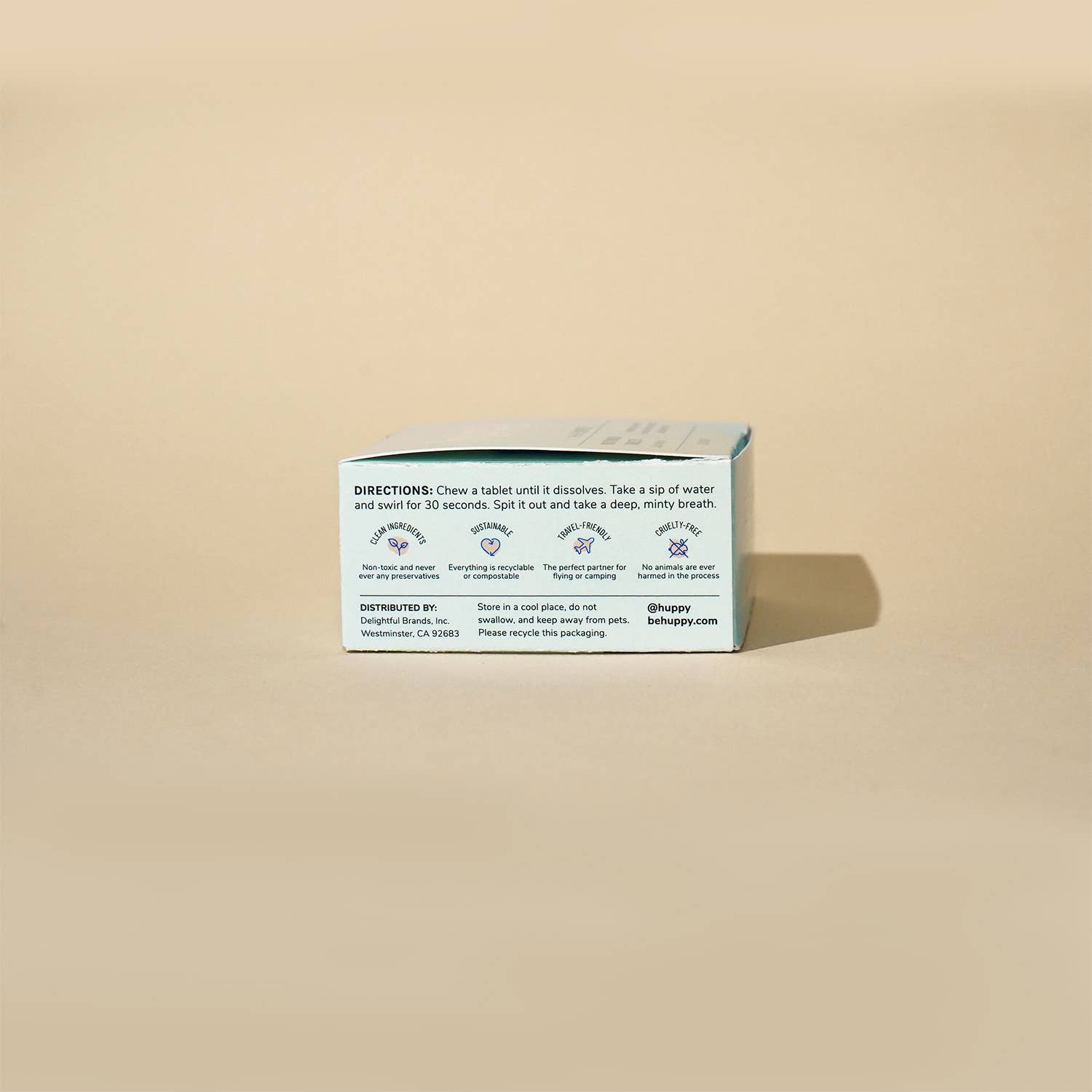 Huppy - Mouthwash Tablets | Alcohol - Free | Vegan | Cruelty - Free - The Look and Co