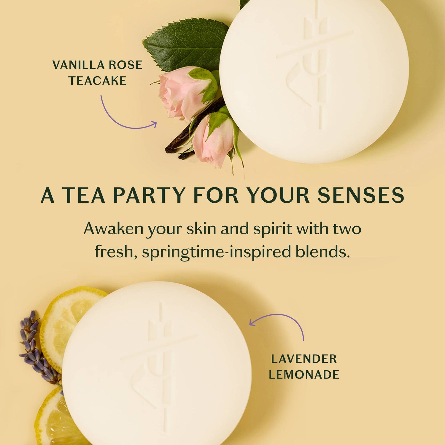 Kate McLeod - Garden Tea Party Limited Edition Body Stone Duo - The Look and Co