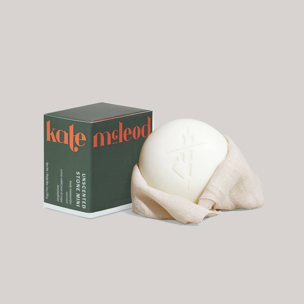 Kate McLeod - Unscented Stone | Deep Moisturizing Lotion Bar - The Look and Co