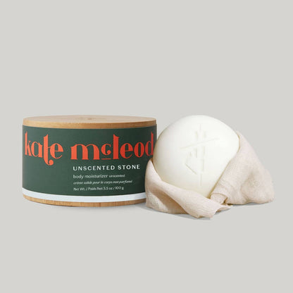 Kate McLeod - Unscented Stone | Deep Moisturizing Lotion Bar - The Look and Co