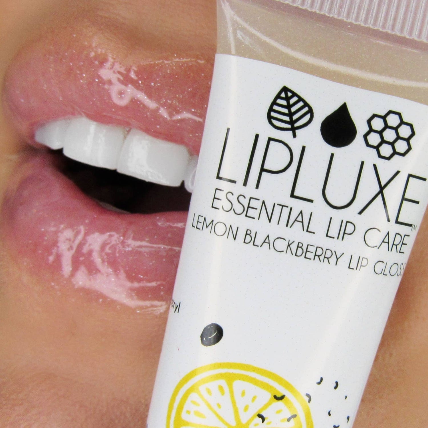 Lemon Blackberry Lip Gloss - The Look and Co