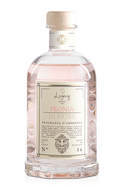 Logevy Firenze 1965 - US - Home Fragrances Peonia in Fiore 500ml + Sticks - The Look and Co