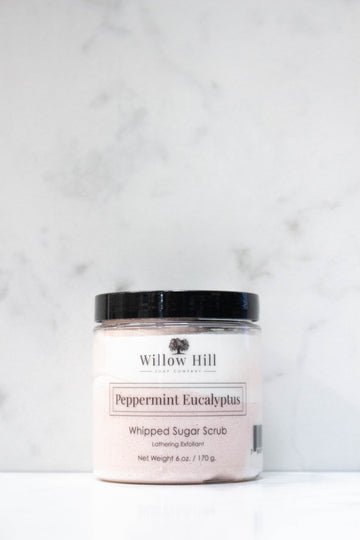 Peppermint &amp; Eucalyptus Whipped Sugar Scrub - The Look and Co