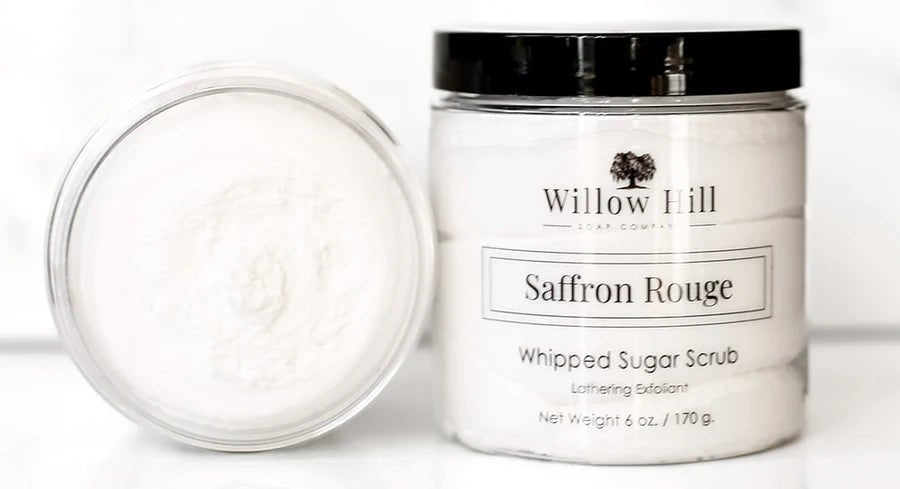 Saffron Rouge Whipped Sugar Scrub - The Look and Co