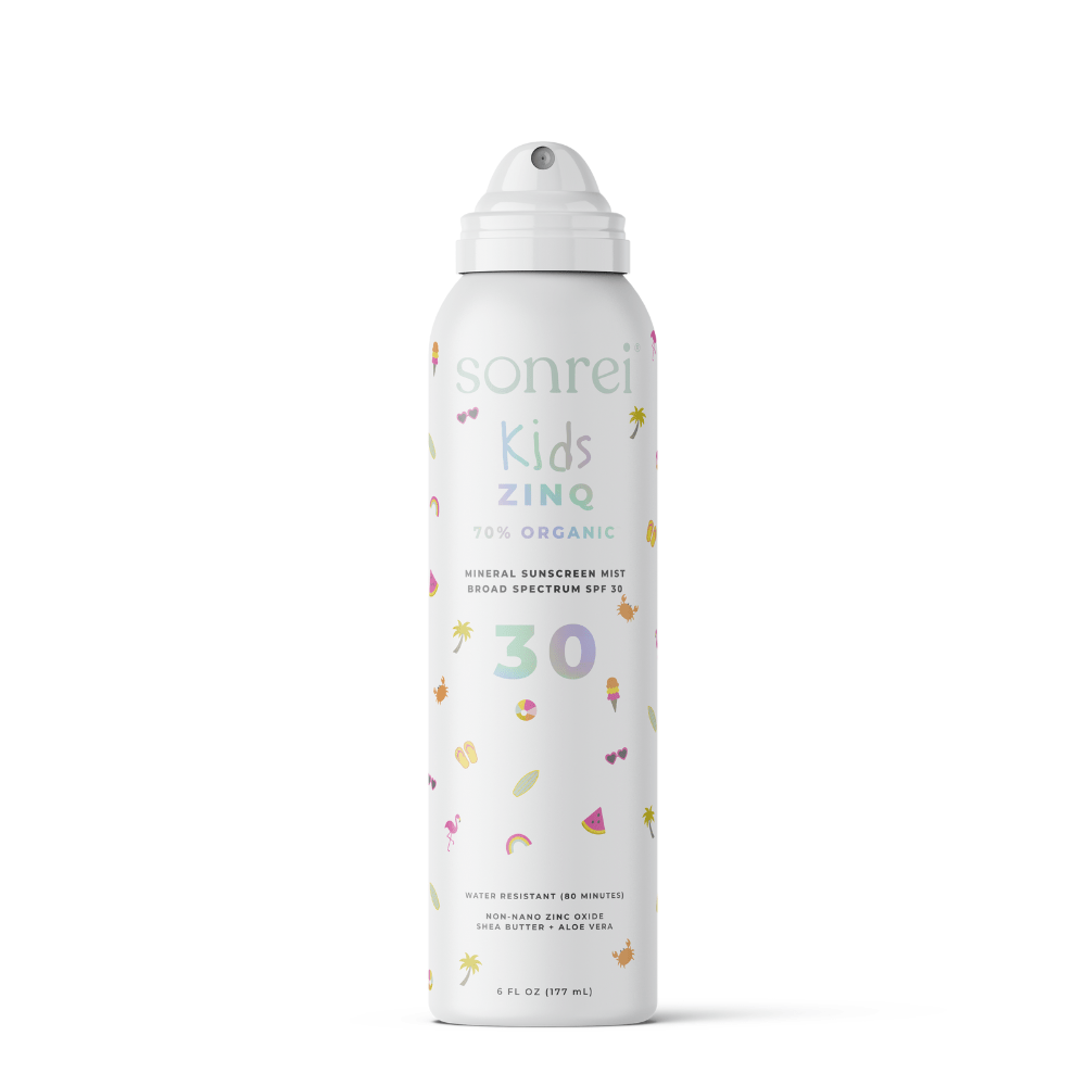 Sonrei Kids Zinq Organic Mineral Sunscreen Mist SPF 30 - The Look and Co