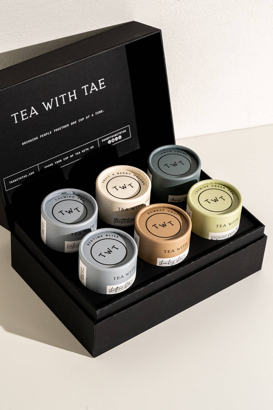 Tea with Tae - Calming Escapes - Tea Bento Box (6 - Pack) - Spa Collection - The Look and Co