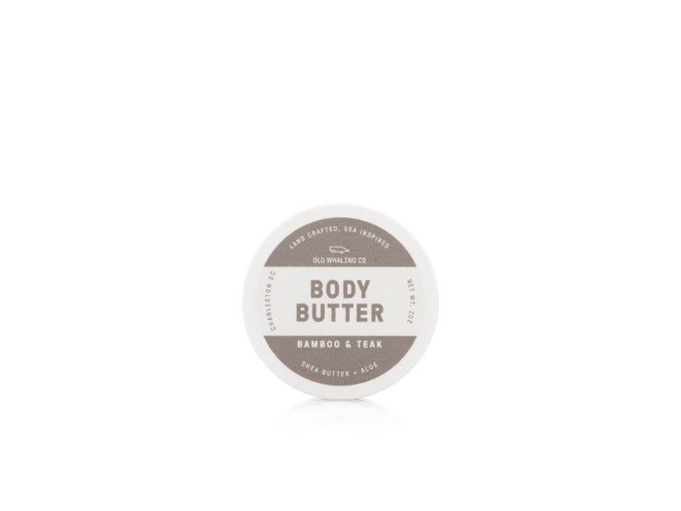 Travel Size Bamboo &amp; Teak Body Butter (2oz) - The Look and Co