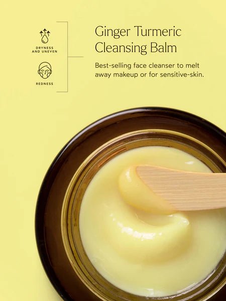 True Botanicals Ginger Tumeric Cleansing Balm - The Look and Co