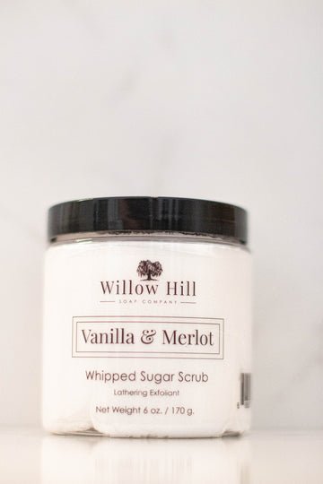 Vanilla &amp; Merlot Whipped Sugar Scrub - The Look and Co