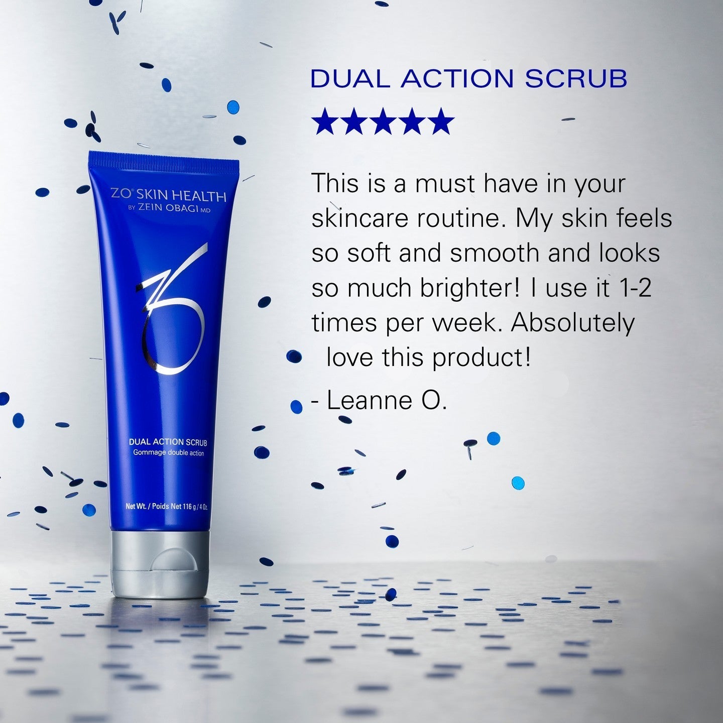 ZO Dual Action Scrub Travel Size - The Look and Co