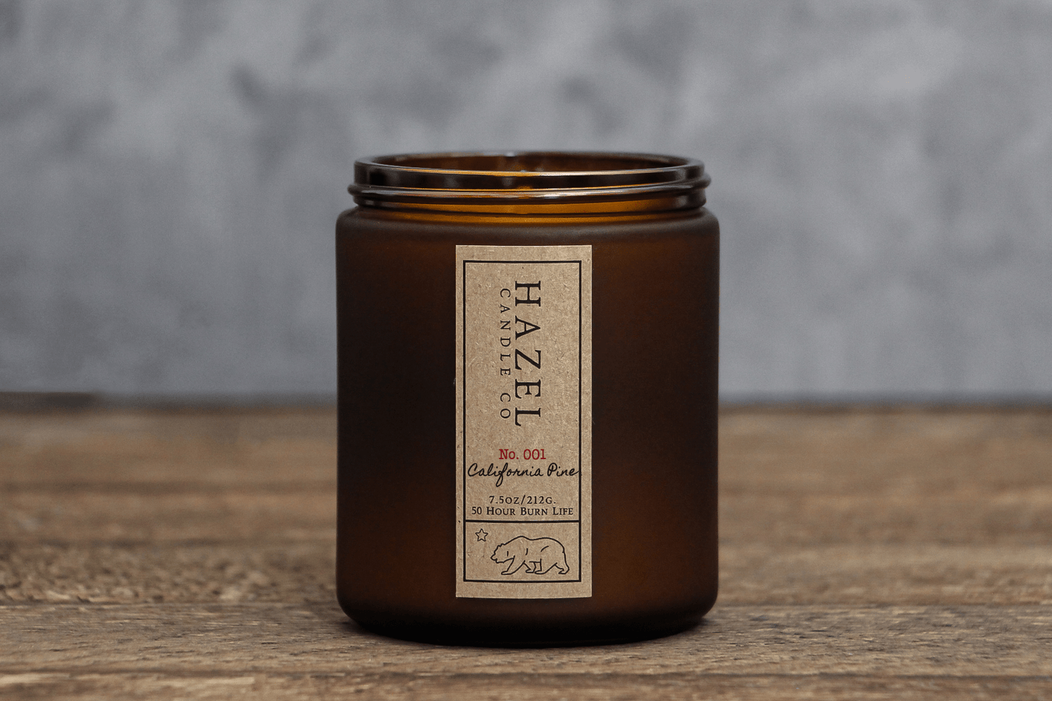 California Pine Soy Candle - The Look and Co
