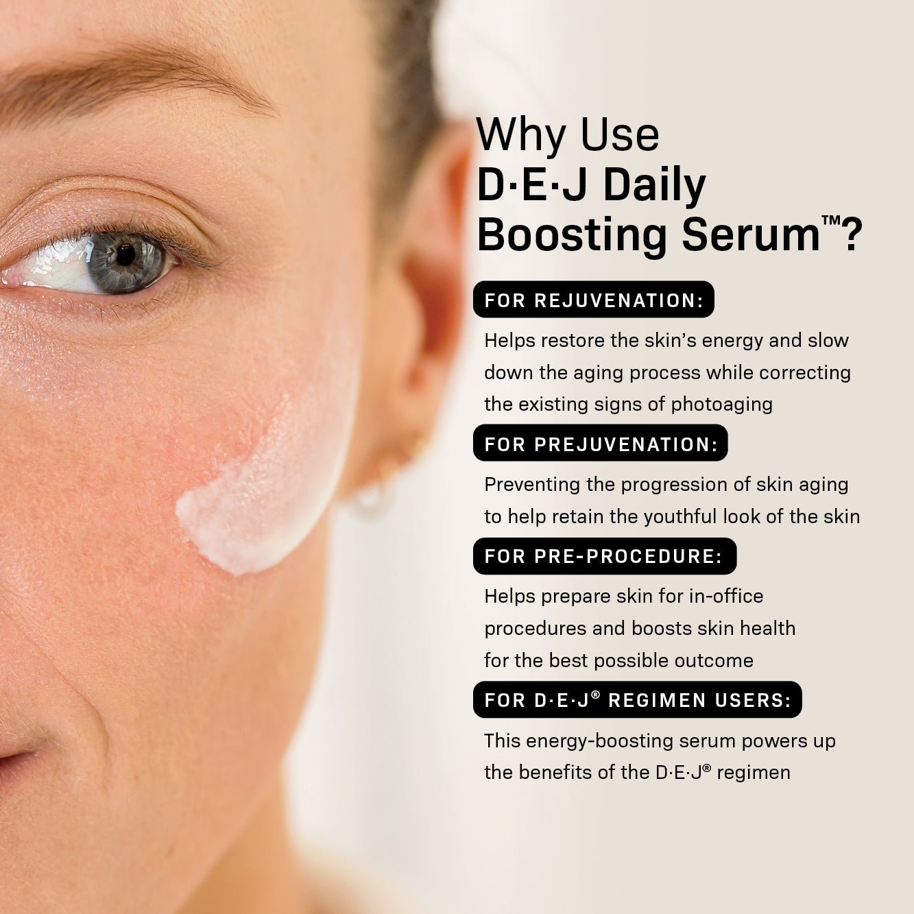 D·E·J Daily Boosting Serum - The Look and Co